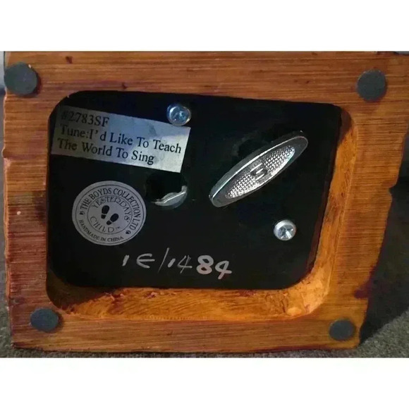 Stephanie with Jim...School Days-Boyds Bears‎ Musical Box- Vintage - Picture 6 of 9